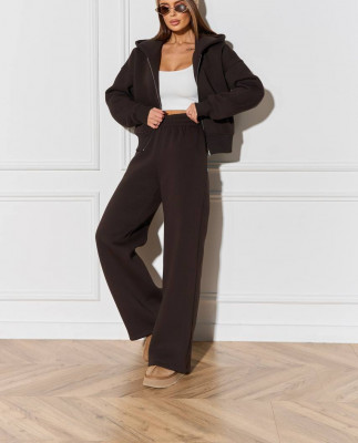 7 Спортивний костюм на флісі з довгою блискавкою з капюшоном